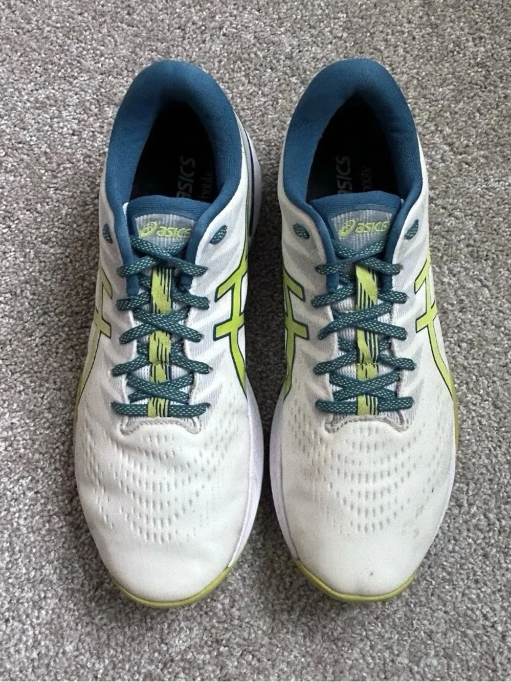 ASICS GEL-Kayano Ace Spikeless Size 11 Golf Shoes Men's White/Neon Lime 1111A209